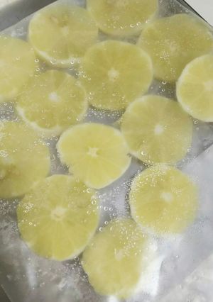 氷がわりに♪レモンのスライス＊冷凍保存-レシピのメイン写真