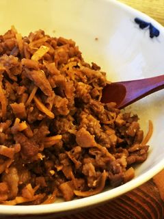 高野豆腐でカサ増し 牛肉のしぐれ煮-レシピのメイン写真