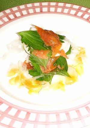 スモークサーモンと大根の大人サラダ-レシピのメイン写真