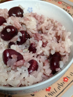 赤い そら豆御飯-レシピのメイン写真