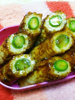 簡単!竹輪inアスパラ お弁当 つまみ-レシピのメイン写真