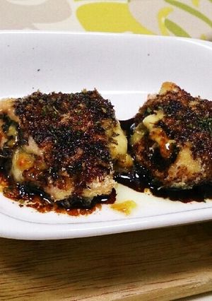 大葉とチーズの揚げない ささみカツ-レシピのメイン写真