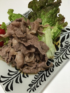 お肉食べたい!牛肉切り落としで冷しゃぶ-レシピのメイン写真
