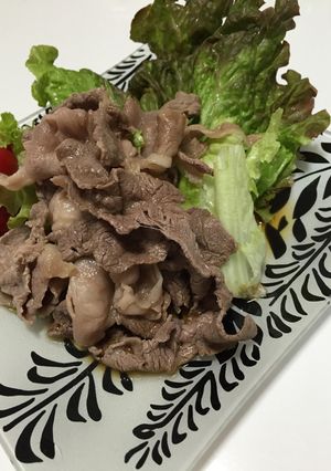 お肉食べたい！牛肉切り落としで冷しゃぶ-レシピのメイン写真