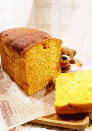 HBトマトジュース食パン♪-レシピのメイン写真