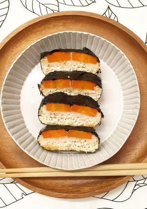 こねないハンバーグ【こねず海苔バーグ】-レシピのメイン写真