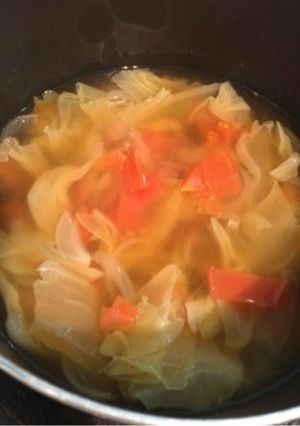 トマトとキャベツのスープ♡画有り-レシピのメイン写真