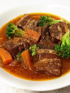 ☼圧力鍋で時短♪固まり肉の赤ワイン煮込み-レシピのメイン写真