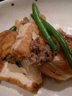 厚揚げと牛こま肉の甘辛煮-レシピのメイン写真