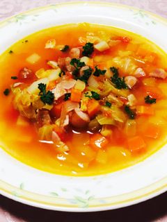 簡単!野菜たっぷりミネストローネ-レシピのメイン写真