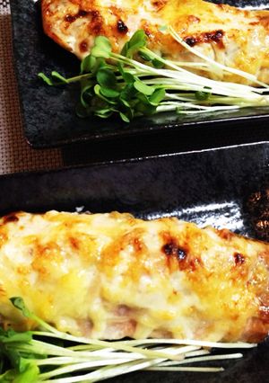 簡単〜！鮭のマヨチーズ焼き-レシピのメイン写真