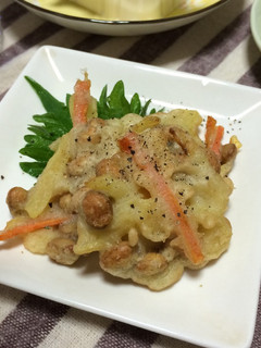 ヘルシー♬たくあん☆人参☆大豆de天ぷら-レシピのメイン写真
