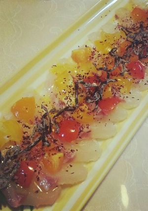 簡単華やか♡カラフル鯛のカルパッチョ♡-レシピのメイン写真