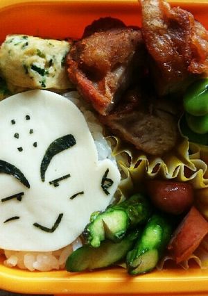 簡単キャラ弁☆ドラゴンボール☆クリリン-レシピのメイン写真