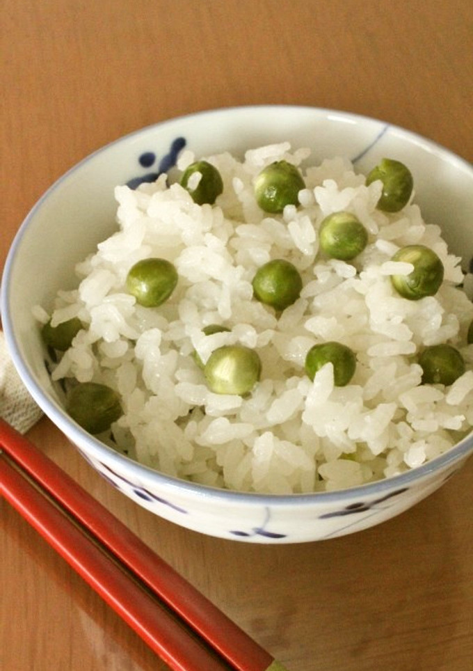 手軽に鍋炊き♪旬な豆ごはん-レシピのメイン写真