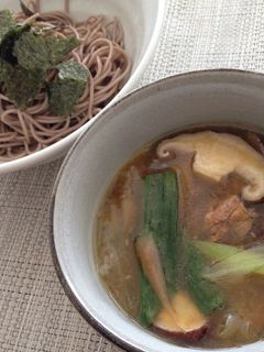 つけ蕎麦。鶏めしの素で10分。-レシピのメイン写真