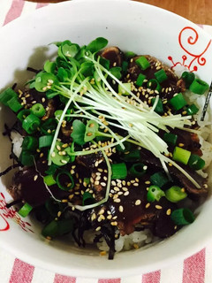 カツオのたたき漬け丼-レシピのメイン写真