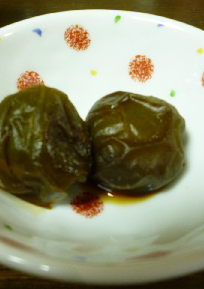 こっくり！梅酒の実　黒糖甘露煮♪-レシピのメイン写真