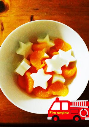 お星さまミルク寒天-レシピのメイン写真