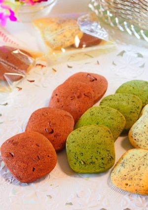 濃厚✿抹茶・紅茶・チョコレートクッキー-レシピのメイン写真