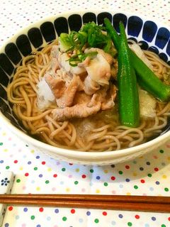 白だしで♫豚しゃぶとおろしのおそば-レシピのメイン写真
