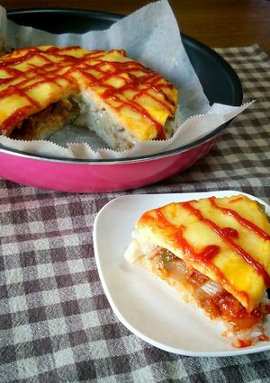 ２種の味で♡ケーキみたいなオムライス-レシピのメイン写真