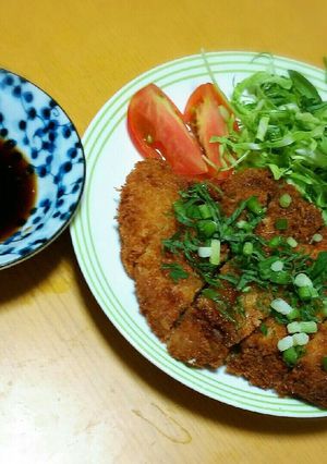 トンカツ＊大葉、柚子胡椒ポン酢-レシピのメイン写真