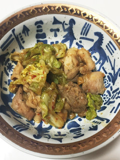 キャベツと鳥もも肉のピリッと炒め♪-レシピのメイン写真