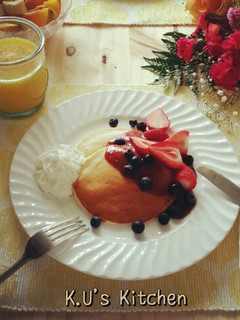 もちもちっ!ホットケーキ-レシピのメイン写真