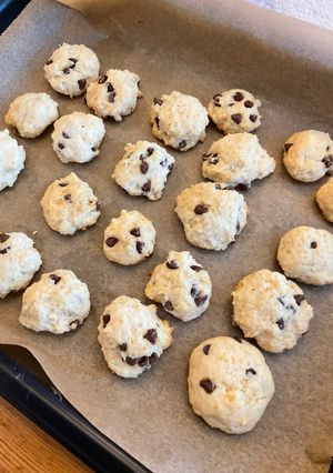 生クリーム入り簡単チョコチップクッキー！-レシピのメイン写真