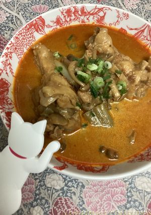 簡単！手羽元出汁の麻婆胡麻ミルクスープ-レシピのメイン写真