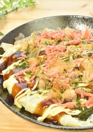 アカモクのヘルシーお好み焼き-レシピのメイン写真