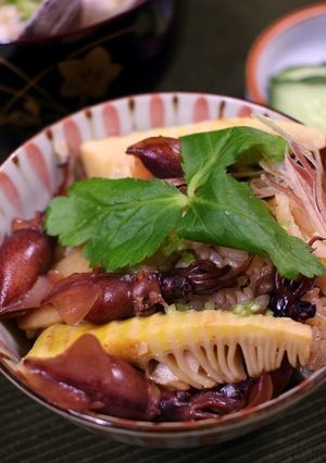 筍と蛍烏賊の炊き込みご飯-レシピのメイン写真