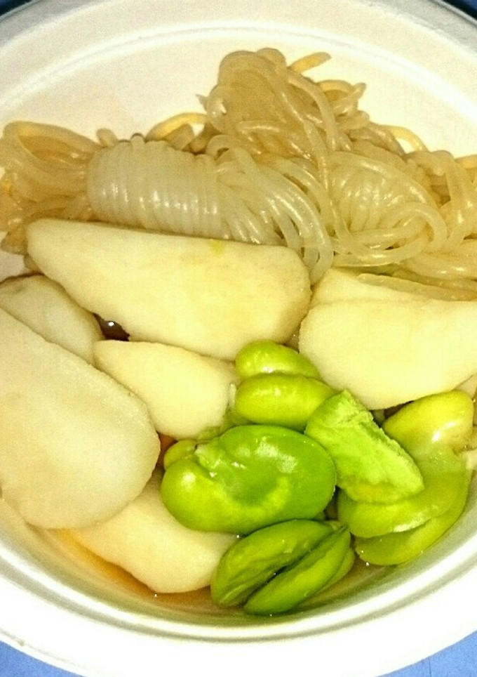 レンジで簡単❗そらまめと里芋の煮物-レシピのメイン写真
