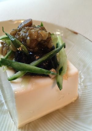 さっぱり甘い♩きゅうり＆もろみ豆腐-レシピのメイン写真