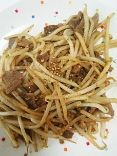 豚もやし炒め(ゴマ風味)-レシピのメイン写真