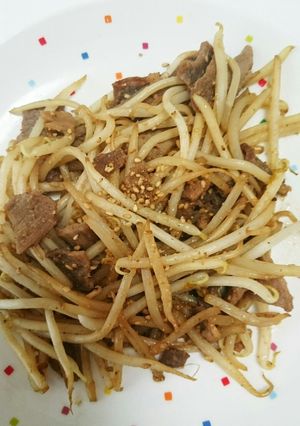 豚もやし炒め(ゴマ風味)-レシピのメイン写真
