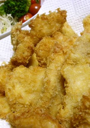 鶏むね肉でチキンカツ♡-レシピのメイン写真