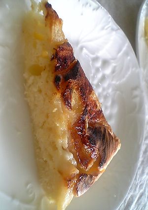 フライパンで焼く♪モチモチりんごのケーキ-レシピのメイン写真