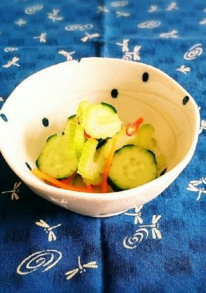 セロリのピリ辛浅漬け-レシピのメイン写真