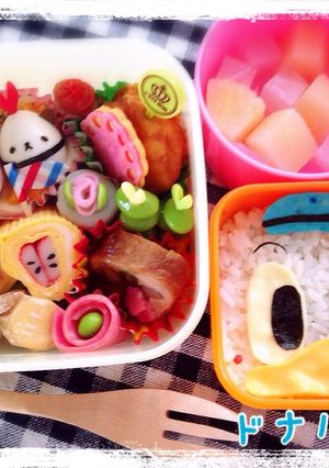 簡単可愛いディズニー♡ドナルドキャラ弁♡-レシピのメイン写真
