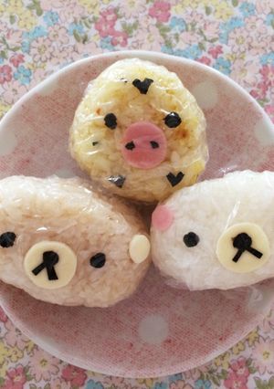 簡単!リラックマキャラ弁おにぎり-レシピのメイン写真