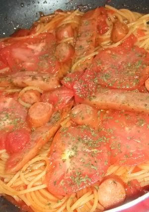 トマトカレーのパスタパエリア-レシピのメイン写真