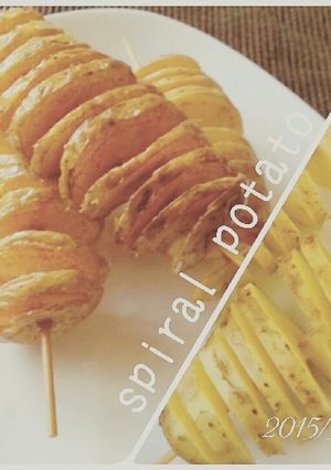 スパイラルポテト-レシピのメイン写真