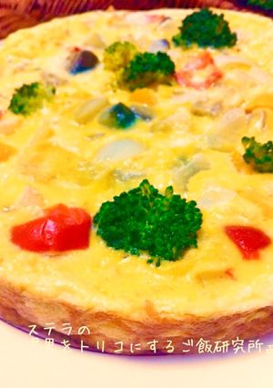 パーティーでも大人気☆オープンオムレツ-レシピのメイン写真