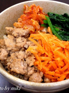 なんちゃってビビンバ丼-レシピのメイン写真