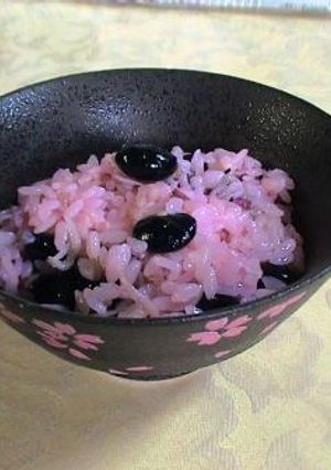 黒豆入り梅じゃこご飯-レシピのメイン写真