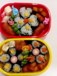 ♪お花のお弁当♪-レシピのメイン写真