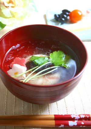 磯のり雑煮-レシピのメイン写真