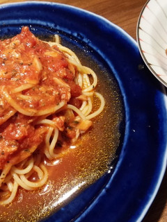 10分で!?簡単にトマトパスタ-レシピのメイン写真